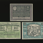 Itävalta Notgeld 10, 20, 50 Heller, Spitz 1920 - pikkukuva 1