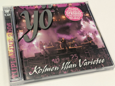 Yö - Kolmen Illan Varietee (2CD) HUIPPUKUNTO!!