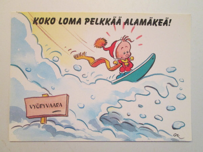 KULKEMATON KOKO LOMA PELKKÄÄ ALAMÄKEÄ VYÖRYVAARA