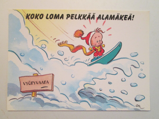 KULKEMATON KOKO LOMA PELKKÄÄ ALAMÄKEÄ VYÖRYVAARA