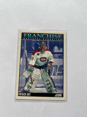 1992-93 Score Franchise Patrick Roy #428