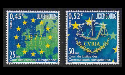 Luxemburg 1562-3 ** Eurooppalaisia instituutioita (2002)