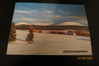 ÄKÄSLOMPOLO 1981 KULKENUT KORTTI