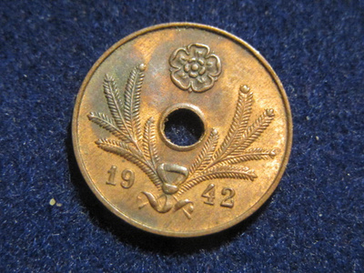 5 penniä 1942