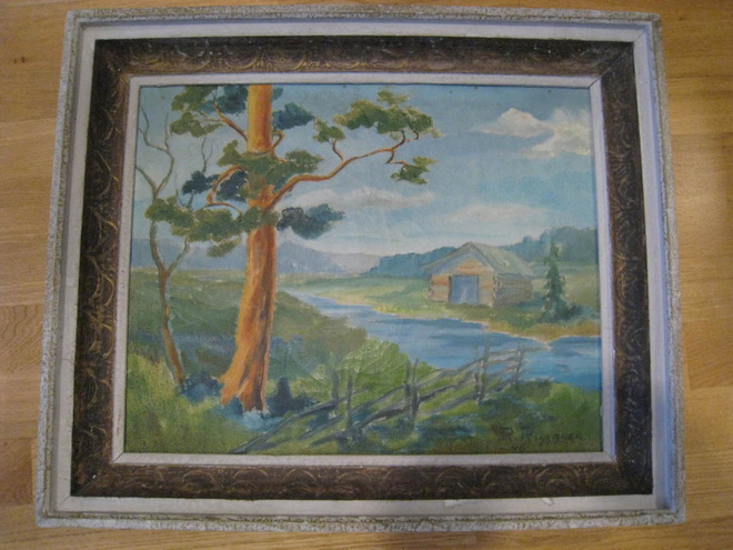 R. Rissanen Maisemataulu v. 1946