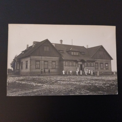 Hattula. Saurantalo. Wanha kuva/kortti.
