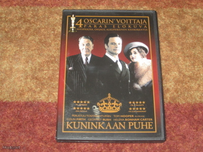 KUNINKAAN PUHE - DVD - Colin Firth