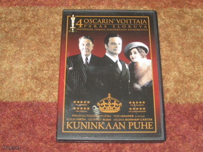 KUNINKAAN PUHE - DVD - Colin Firth