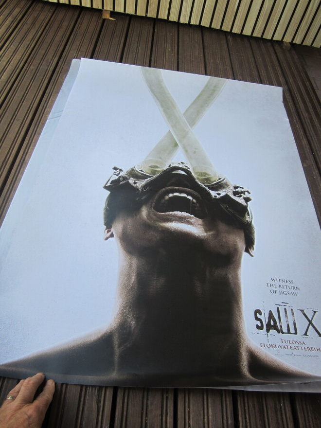 SAW X - orig elokuvajuliste  koko n 100 x 70 cm