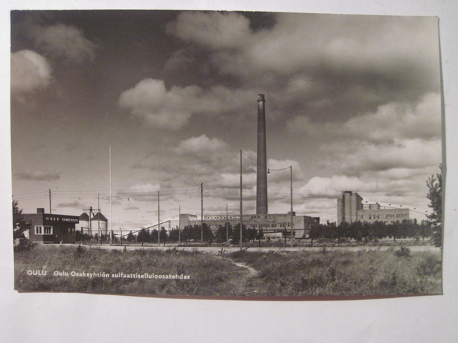 VANHA Postikortti Oulu 1930-l  Alkup.Mallikappale