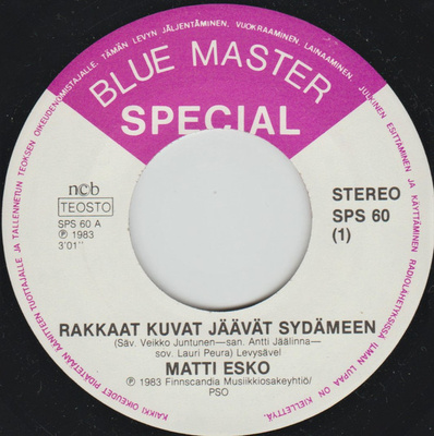 Matti Esko :  Rakkaat Kuvat Jäävät Sydämeen  -  7"