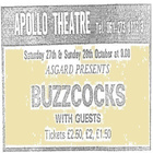 BUZZCOCKS apollo theatre manchester 27/10/1978 ...uk classic - pikkukuva 1