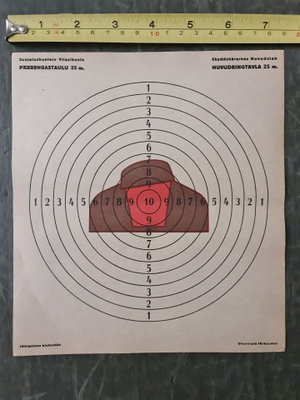 Suojeluskunnan ampumataulu 25m