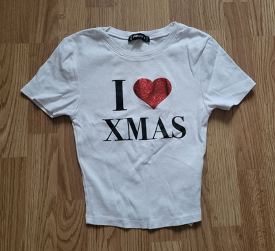 FB sister joulu t-paita koko XS