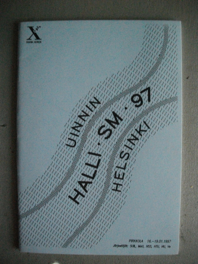 Uinnin halli-SM 1997 Helsinki (ohjelmalehti) (26.3)