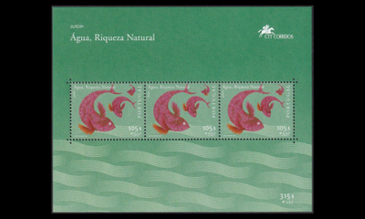 Portugali 2503BL168 ** Europa vesi (2001)