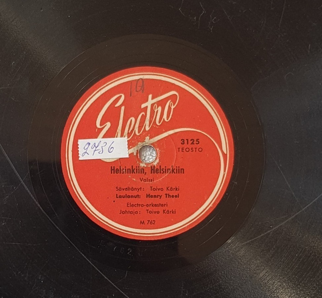 Savikiekko 1947 - Henry Theel - Electro 3125