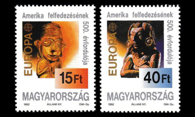 Unkari 4195-6 ** Europa Amerikan löytäminen (1992)