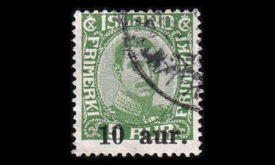 Islanti 110 o Christian X päällep. (1922)