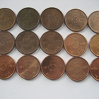 5 PENNIÄ 1963 - 1977 15 KPL SARJA - pikkukuva 2