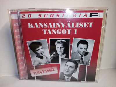 CD 20 SUOSIKKIA KANSAINVÄLISET TANGOT 1 ( SIS POSTIKULU)