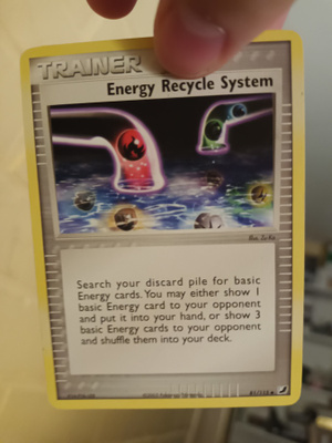 Energy Recycle System (UF 81) EX Unseen Forces card