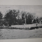 Waasa, Villa Fridskär, laituri + höyrylaiva, p. 1911 Engl. - pikkukuva 1