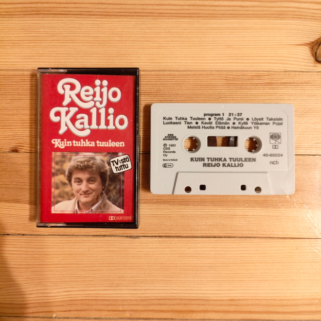 Reijo Kallio - Kuin Tuhka Tuuleen c-kasetti