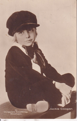 Jackie Coogan. filmitähti. e329