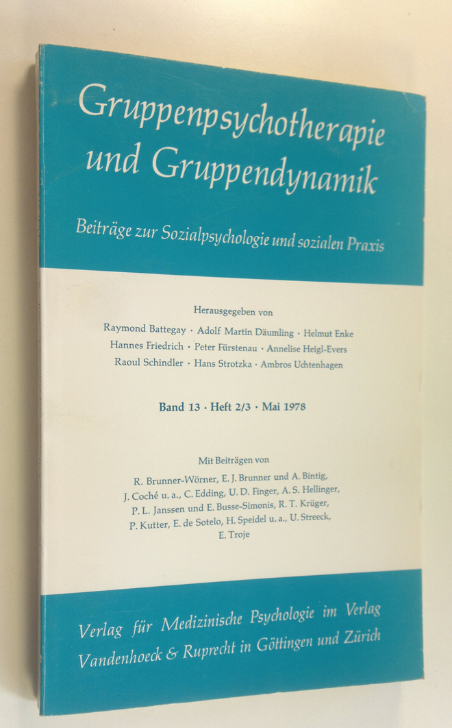 R. Ym. Brunner-Wörner : Gruppenpsychotherapie und Gruppen...