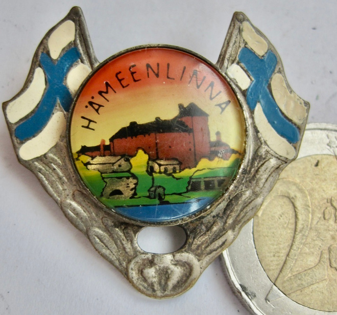 VANHA Merkki Hämeenlinna Suomen Lippu ym