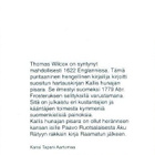 Thomas Wilcox : Kallis hunajan pisara - pikkukuva 2