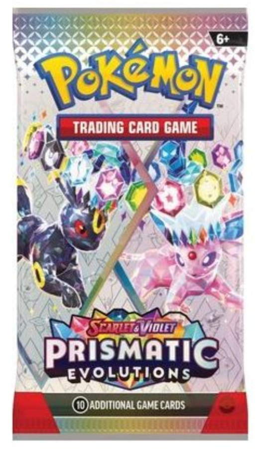 Pokemon Prismatic Evolutions alkaen 0,20€/kpl