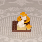 LEGO Friends - kissa - (valkoinen, täplät) - pikkukuva 3