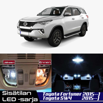 Toyota Fortuner (MK2) Sisätilan LED-sarja 12-osa