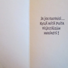 KULKEMATON KIITOKSIA NIIN VIMMATUSTI TAITTOKORTTI - pikkukuva 2