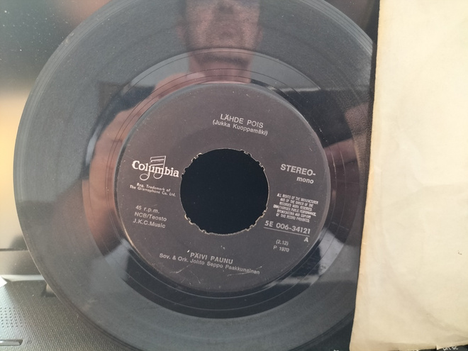 PÄIVI PAUNU, Lähde pois/ Rantaan rantaan, 7'' -70