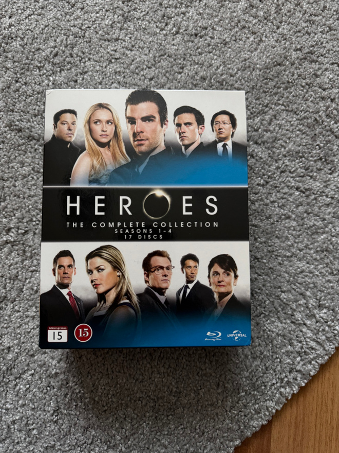 HEROES-THE COMPLETE SERIES BLU-RAY BOXI (UUSI/ILMAN KELMUJA)