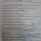 Anna Eriksson CD: Kun katsoit minuun - pikkukuva 2