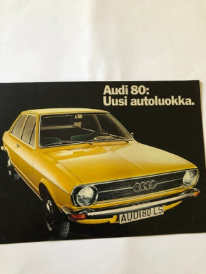Myyntiesite - Audi 80 - 8/1972