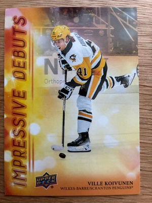 Ville Koivunen 25-26 UD AHL #ID-10 Impressive Debuts