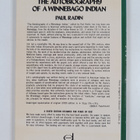 Paul Radin : The autobiography of a Winnebago Indian - pikkukuva 2