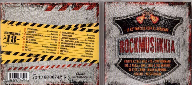 Rockmusiikkia:18 kotimaistarock klassikkoa