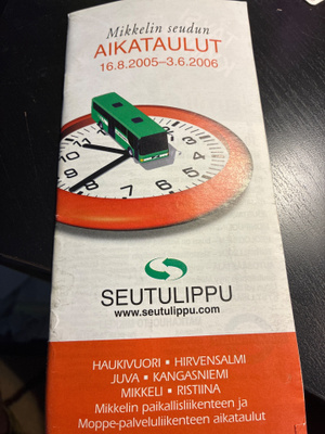 Aikataulut Mikkelin seudun 2005-2006