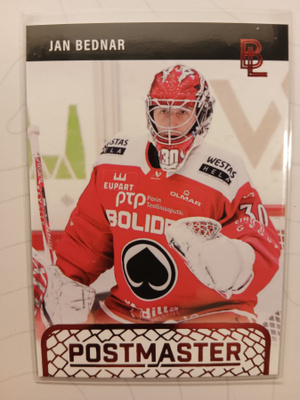 Jan Bednar Ässät 2025-26 Blueline Postmaster Red /40