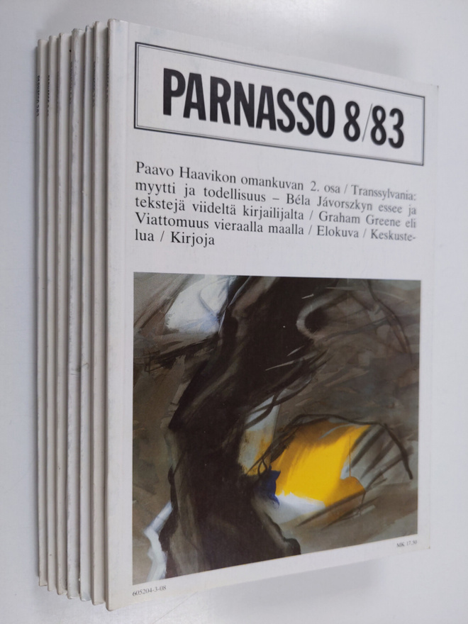 Parnasso vuosikerta 1983 (nrot 2-8, puuttuu nro 1)