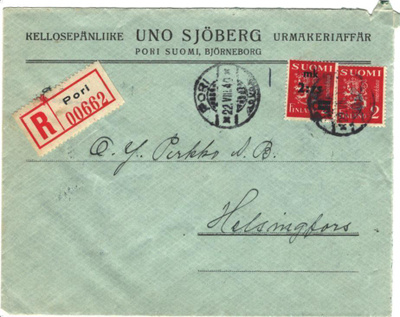 R-KUORI PORI KELLOSEPÄNLIIKE UNO.SJÖBERG