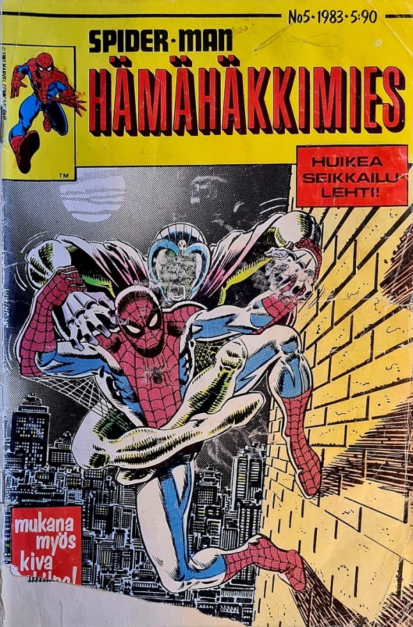 Hämähäkkimies No 5 1983 - Marvel-sarjakuvalehti.