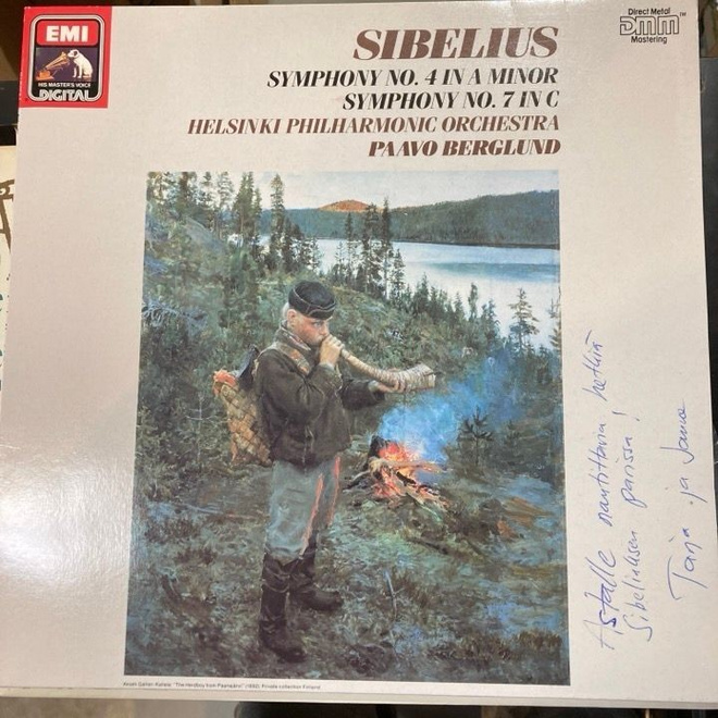 Sibelius - Symphony No.4 In A Minor / Symphony No.7 In C LP