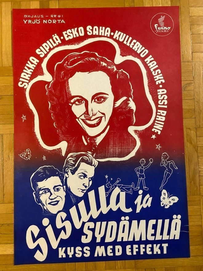 Vanha elokuvajuliste: Sisulla ja sydämellä